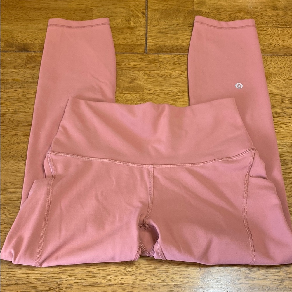 lululemon athletica Mauve High-Waisted Leggings, 6